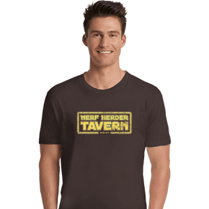 Secret_Shirts Premium Shirts, Unisex / Small / Dark Chocolate Nerf Herder Tavern!