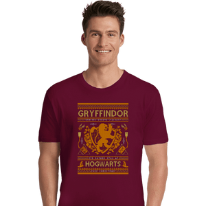 Shirts Premium Shirts, Unisex / Small / Maroon GRYFFINDOR Sweater