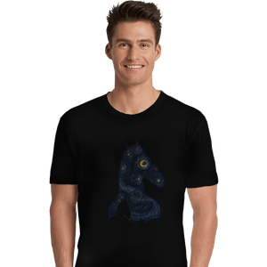 Shirts Premium Shirts, Unisex / Small / Black Hollywoo Starry Night