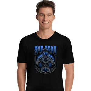 Daily_Deal_Shirts Premium Shirts, Unisex / Small / Black Sub-Zero Crest