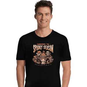 Secret_Shirts Premium Shirts, Unisex / Small / Black Summon The Spooky Season