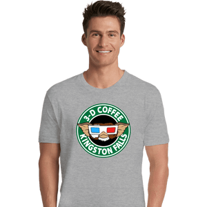 Secret_Shirts Premium Shirts, Unisex / Small / Sports Grey Kingston Falls 3D Coffee