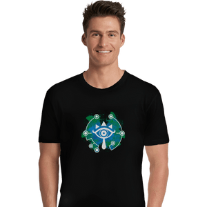 Shirts Premium Shirts, Unisex / Small / Black Open Your Sheikah Eye