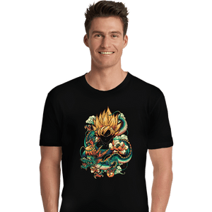 Secret_Shirts Premium Shirts, Unisex / Small / Black Colorful Dragon.