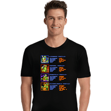 Load image into Gallery viewer, Secret_Shirts Premium Shirts, Unisex / Small / Black TMNT Profiles
