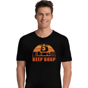 Daily_Deal_Shirts Premium Shirts, Unisex / Small / Black Vintage Beep Boop