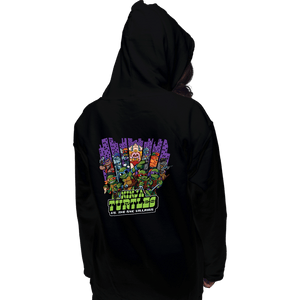 Secret_Shirts Pullover Hoodies, Unisex / Small / Black TMNT Vs NYC Villains