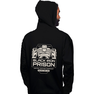 Shirts Pullover Hoodies, Unisex / Small / Black Prison Security Robots