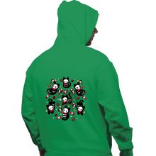Load image into Gallery viewer, Daily_Deal_Shirts Pullover Hoodies, Unisex / Small / Irish Green Creepy Xmas Kittens
