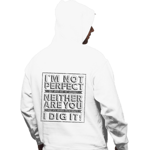 Shirts Pullover Hoodies, Unisex / Small / White Not Perfect