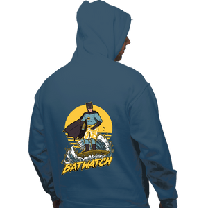 Daily_Deal_Shirts Pullover Hoodies, Unisex / Small / Indigo Blue Batwatch