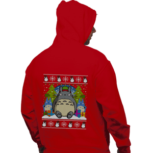 Secret_Shirts Pullover Hoodies, Unisex / Small / Red Festive Forest Fun