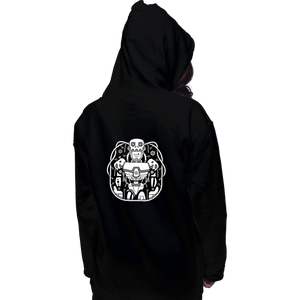 Shirts Pullover Hoodies, Unisex / Small / Black Digital Mechanical Cyborg