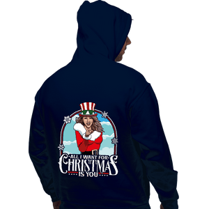 Secret_Shirts Pullover Hoodies, Unisex / Small / Navy All I Want For Christmas