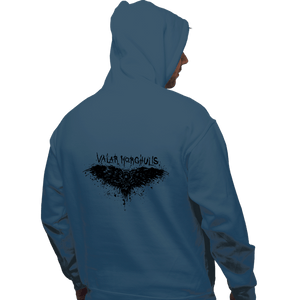 Shirts Pullover Hoodies, Unisex / Small / Indigo Blue Valar Morghulis