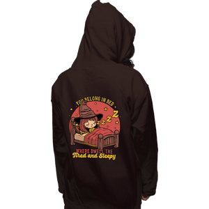 Secret_Shirts Pullover Hoodies, Unisex / Small / Dark Chocolate Where Dwell The Sleepy