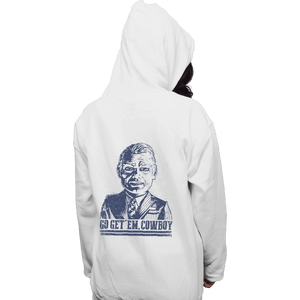 Shirts Pullover Hoodies, Unisex / Small / White Cowboy