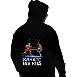 Secret_Shirts Pullover Hoodies, Unisex / Small / Black Karate Balboa