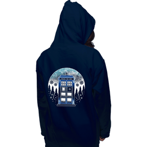 Secret_Shirts Pullover Hoodies, Unisex / Small / Navy Time And Space And Snow