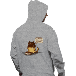 Secret_Shirts Pullover Hoodies, Unisex / Small / Sports Grey My Lack of Food Is Disturbing