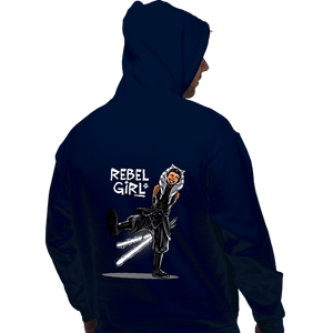 Secret_Shirts Pullover Hoodies, Unisex / Small / Navy Rebel Girl