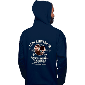 Secret_Shirts Pullover Hoodies, Unisex / Small / Navy Leon Mathilda Professional Cleaners