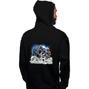 Secret_Shirts Pullover Hoodies, Unisex / Small / Black Godzilla V Megazord