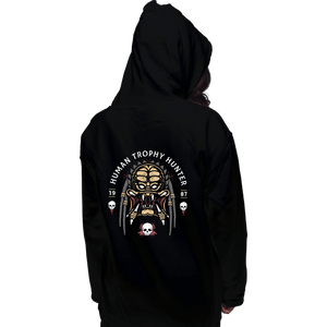 Shirts Pullover Hoodies, Unisex / Small / Black Human Trophy Hunter