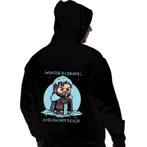 Secret_Shirts Pullover Hoodies, Unisex / Small / Black The Cold Is Coming