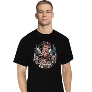 Daily_Deal_Shirts T-Shirts, Tall / Large / Black Snow White Krueger