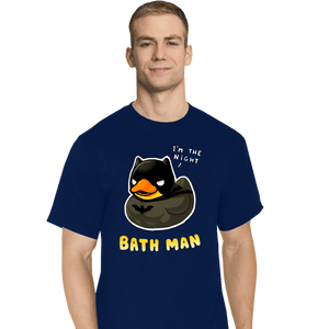 Secret_Shirts T-Shirts, Tall / Large / Navy The Bath Man