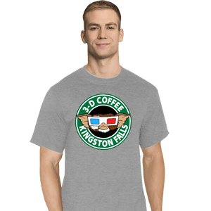 Secret_Shirts T-Shirts, Tall / Large / Sports Grey Kingston Falls 3D Coffee