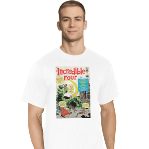 Shirts T-Shirts, Tall / Large / White The Incredible 4