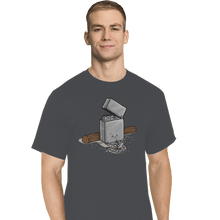 Load image into Gallery viewer, Shirts T-Shirts, Tall / Large / Charcoal Out Of Fuel
