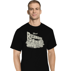 Shirts T-Shirts, Tall / Large / Black Mount Rushmore