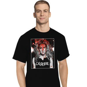 Secret_Shirts T-Shirts, Tall / Large / Black Carrie!