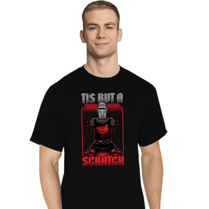 Secret_Shirts T-Shirts, Tall / Large / Black Black Knight Quote