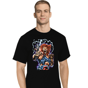 Secret_Shirts T-Shirts, Tall / Large / Black Lion-O