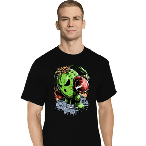 Secret_Shirts T-Shirts, Tall / Large / Black Battle Togemon