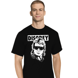 Shirts T-Shirts, Tall / Large / Black They Disobey