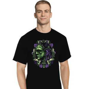 Daily_Deal_Shirts T-Shirts, Tall / Large / Black The Lonely Monster