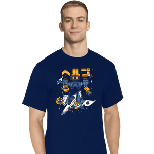 Secret_Shirts T-Shirts, Tall / Large / Navy Space Troubles