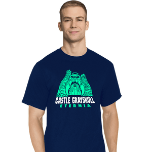 Secret_Shirts T-Shirts, Tall / Large / Navy Grayskull