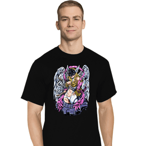 Secret_Shirts T-Shirts, Tall / Large / Black Battle Angewomon