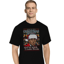 Load image into Gallery viewer, Shirts T-Shirts, Tall / Large / Black Christmas Spirit
