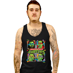 Secret_Shirts Tank Top, Unisex / Small / Black Thespian Mutant Nicolas Cage Turtles