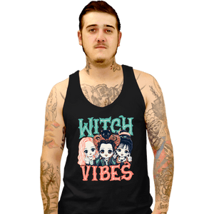 Secret_Shirts Tank Top, Unisex / Small / Black Witchy Vibes