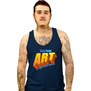 Secret_Shirts Tank Top, Unisex / Small / Navy Word Art