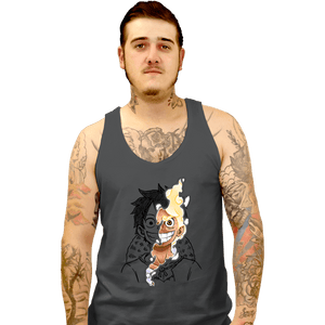 Secret_Shirts Tank Top, Unisex / Small / Charcoal God Of Sun