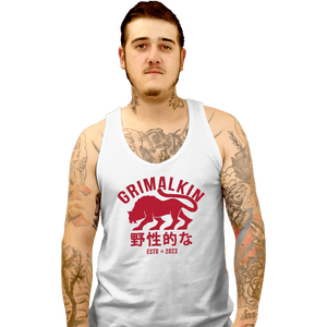 Shirts Tank Top, Unisex / Small / White Grimalkin